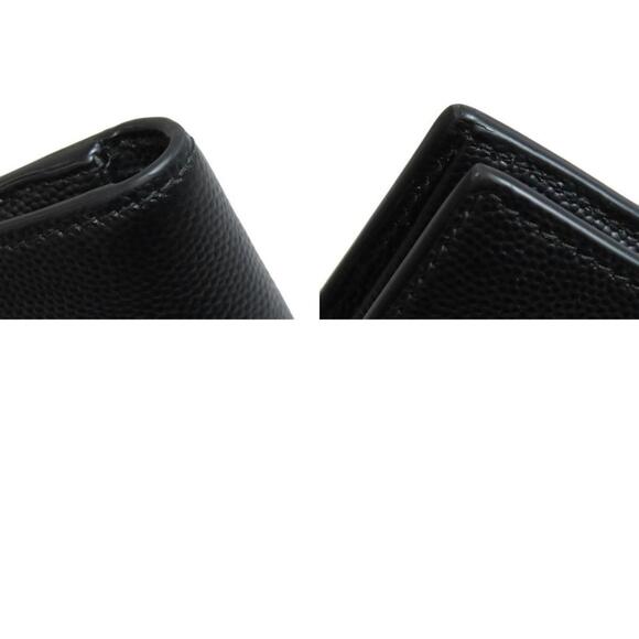 SAINT LAURENT Black Leather Wallet - Picture 10 of 11